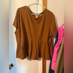Brown Women's Top